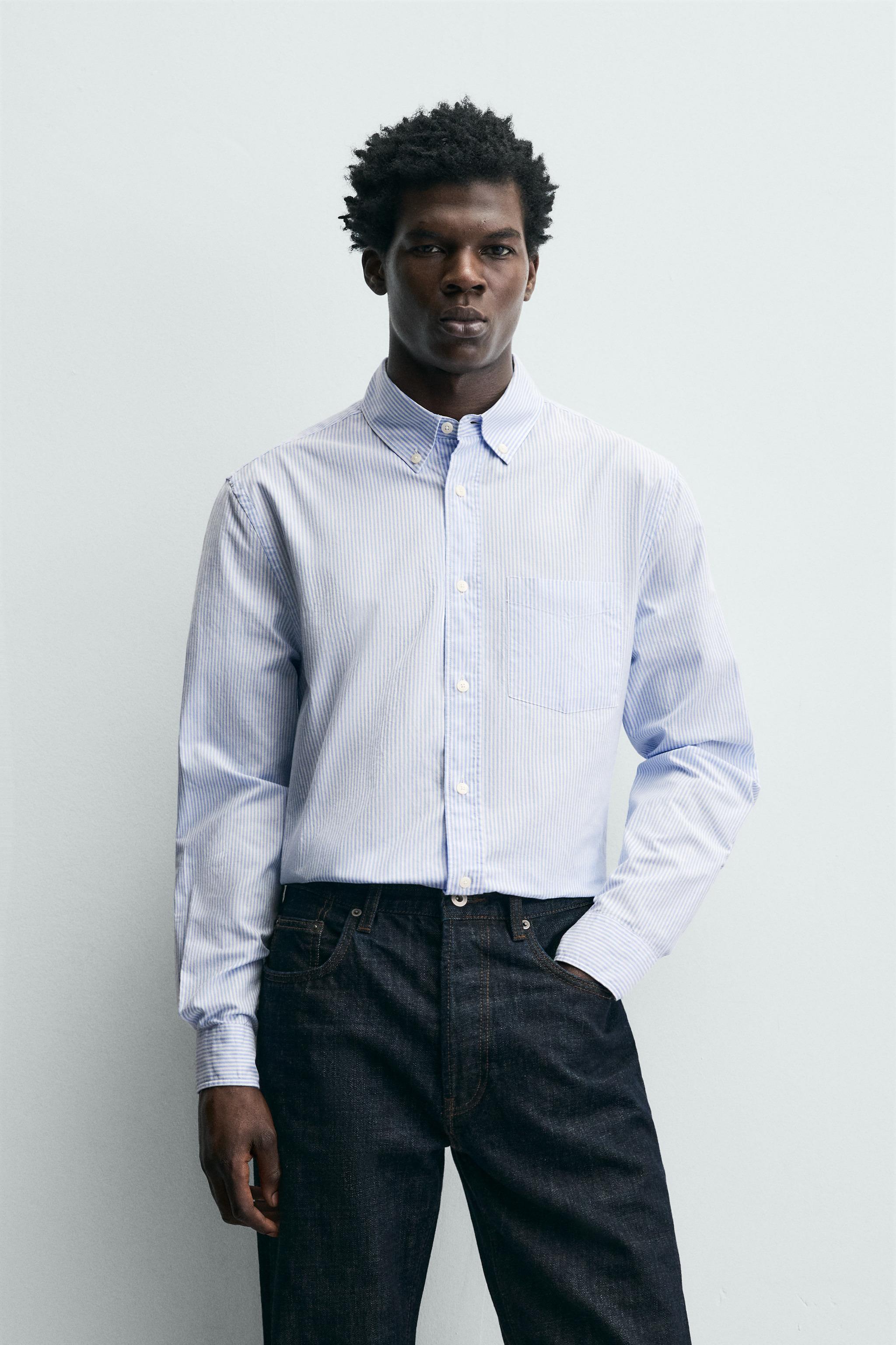 TEXTURED OXFORD SHIRT
